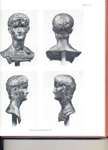 Small Mutilated Bronze Portrait of Caligula- Found in Tiber River